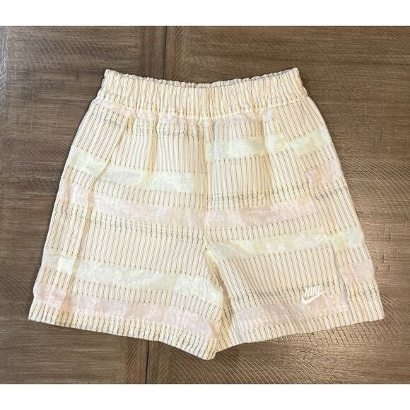 Nike NSW Earth Day Shorts Multicolor Striped Pull On Loose Fit Women’s Size XS - Picture 15 of 16